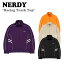 ノルディ ジップアップ NERDY ノルディー メンズ レディース Racing Track Top レーシング トラック トップ　BEIGE ベージュ BLACK ブラック ORANGE オレンジ DARK PURPLE ダーク パープル PNEF23TR0601/06/30 ウェア