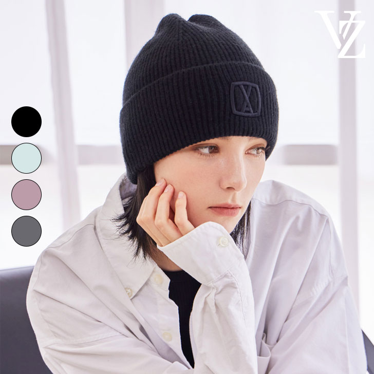 【少女時代 ソヒョン着用】バザール ニット帽 VARZAR 正規販売店 VA 3D Square Beanie スクエア ビーニー Black ブラック Grey グレー Coral コーラル Mint ミント 韓国帽子 韓国ハット 芸能人着用ハット varzar1090/1/2/3 ACC