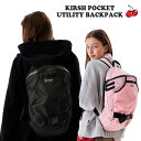 キルシー リュック KIRSH 正規販売店 POCKET UTILITY BACKPACK ポケット ユーティリティー バックパック BLACK ブラック PINK ピンク KPSRBBP501M バッグ