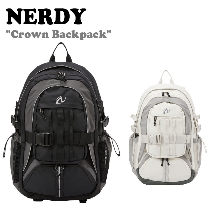 mfB obOpbN NERDY Y fB[X Crown Backpack NEobNpbN IVORY AC{[ BLACK ubN mfB[ obO