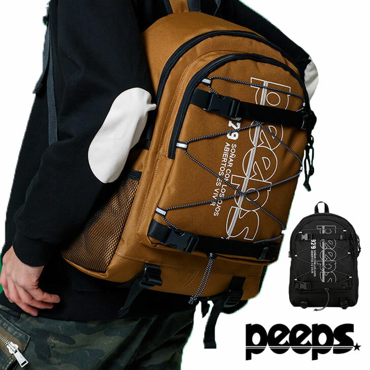 s[vX bN PEEPS K̔X Y fB[X PROGRESSIVE BACKPACK vObVu obNpbN BLACK ubN BROWN uE P0000BFS/T obO