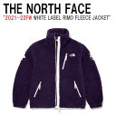 【即納/国内配送】フリース ノースフェイス 韓国 THE NORTH FACE メンズ レディース WHITE LABEL RIMO FLEECE JACKET ホワイトラベル リモ フリースジャケット 2021-22FW DEEP PURPLE ディープ パープル NJ4FM50N ウェア【中古】未使用品