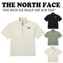 m[XtFCX TVc THE NORTH FACE Y fB[X ICE RUN EX HALF ZIP S/S TEE ACX  n[tWbv V[gX[u TVc LIGHT BEIGE Cgx[W BLACK ubN LIGHT KHAKI CgJ[L NT7KQ02J/K/L EFA yÁzgpi