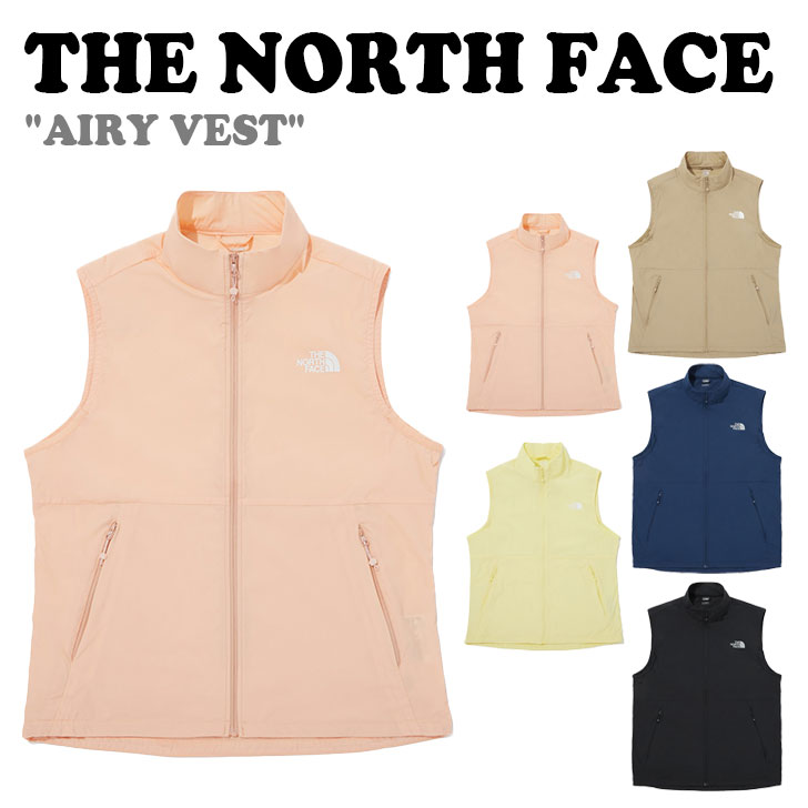 m[XtFCX xXg THE NORTH FACE Y fB[X AIRY VEST GA[ xXg BLACK ubN NAVY lCr[ BEIGE x[W PEACH s[` BABY YELLOW xr[CG[ NV5VQ00A/B/C/D/E EFA yÁzgpi