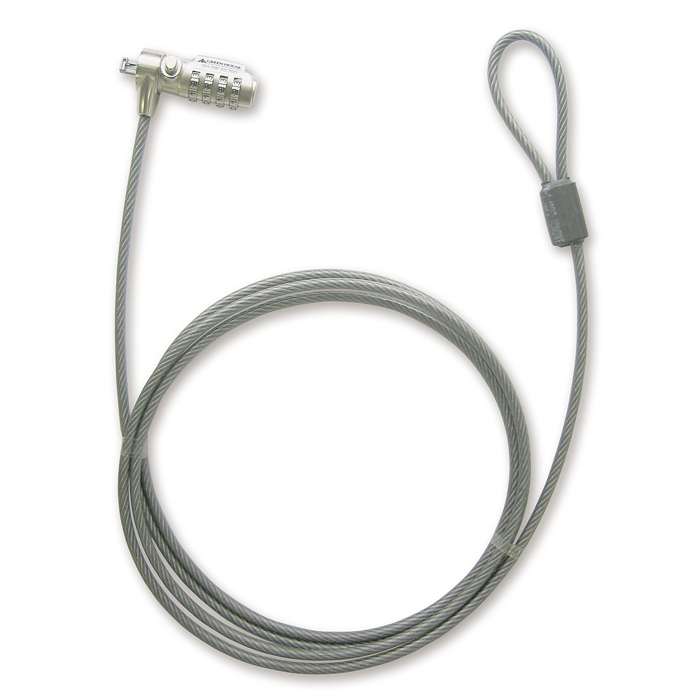 【即日出荷】グリーンハウス セキュリティワイヤー 盗難防止ホール 4桁ダイヤル式 GH-SW-SD200