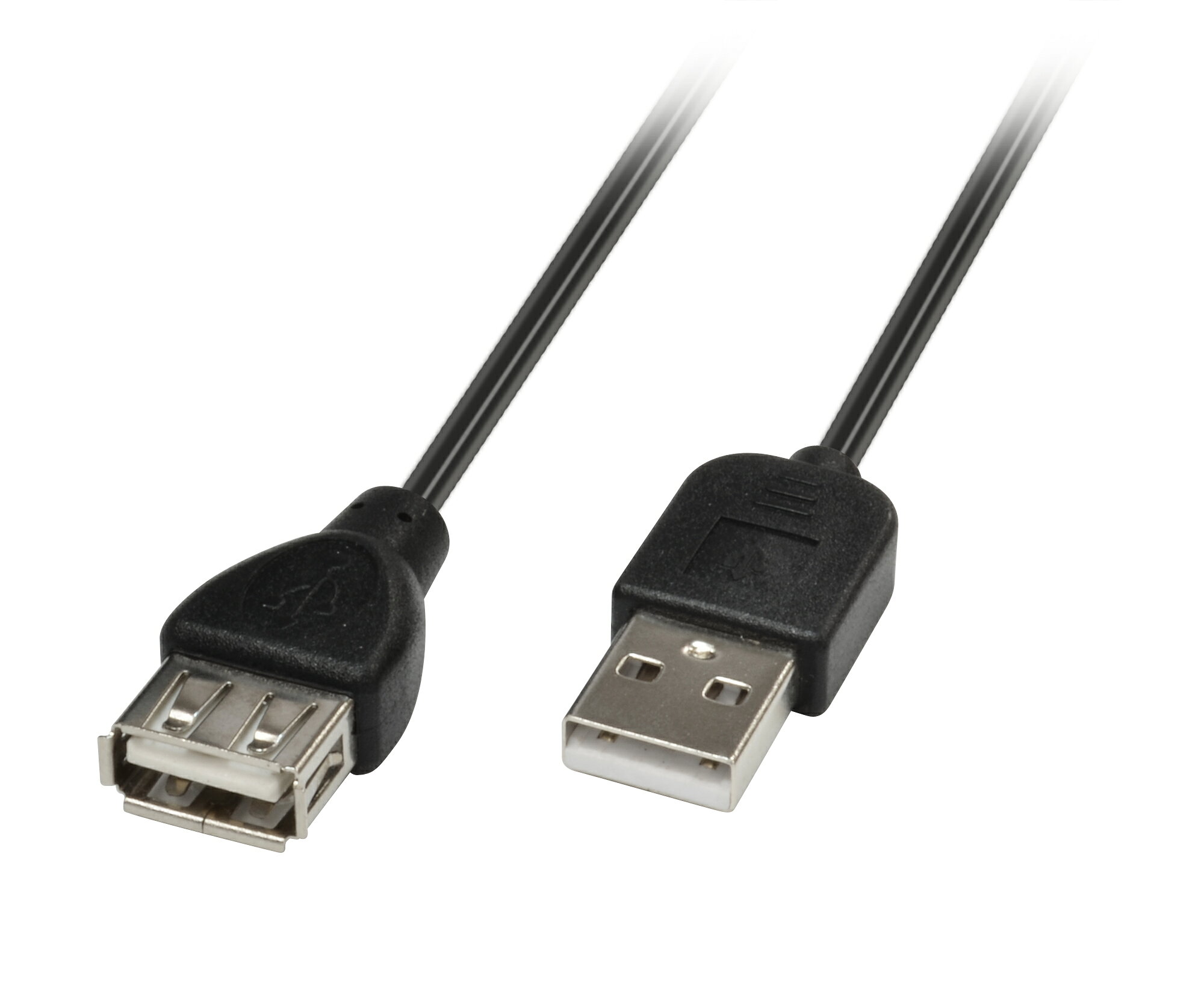グリーンハウス USB2.0 ケーブル A-A 3m ブラック GH-USB20A/3MK