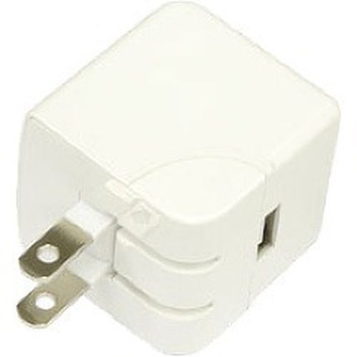 プロテック USB-ACハイパワー高速充電器 2400mA ホワイト PAC-2400-WH