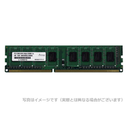 【代引不可】ADTEC DOS/V用DDR3-1600 UDIMM 4GB 製品型番：ADS12800D-4G