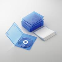 【代引不可】【エレコム】【ELECOM】[スリムタイプ][一枚収納][10枚入り]スリムBlu-rayディスクケース CCD-BLUS110CBU