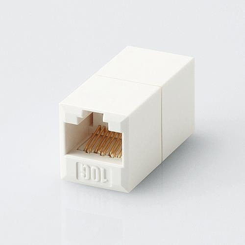【代引不可】【エレコム】【ELECOM】カテゴリー6A対応【LANケーブル】延長コネクタ LD-RJ45JJ6AY2
