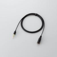 【代引不可】【エレコム】【ELECOM】4極ミニプラグ延長ヘッドホンケーブル[ブラック] MPA-EHPS10BK