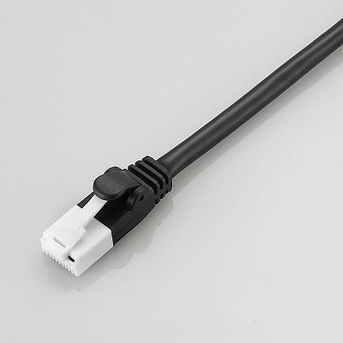【代引不可】エレコム EU RoHS指令準拠 CAT5E対応 爪折れ防止 LANケーブル 10m/簡易パッケージ仕様(ブラック) LD-CTT/BK10/RS
