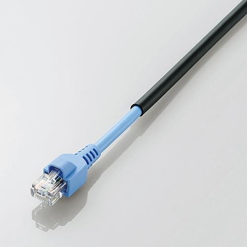 【代引不可】エレコム 屋外用LANケーブル（Cat5E） LD-VAPFR/BK20