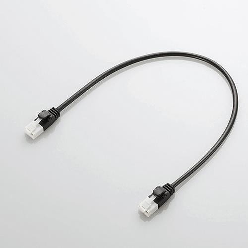 エレコム ツメ折れ防止短尺LANケーブル（Cat6準拠） LD-GPYTB/BK03