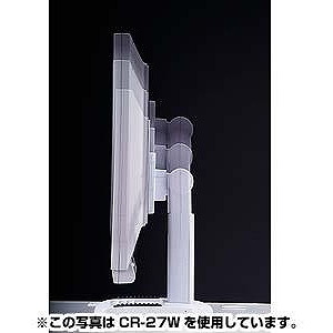 【代引不可】サンワサプライ 昇降液晶モニタスタンド(ブラック) CR-27BK [2]