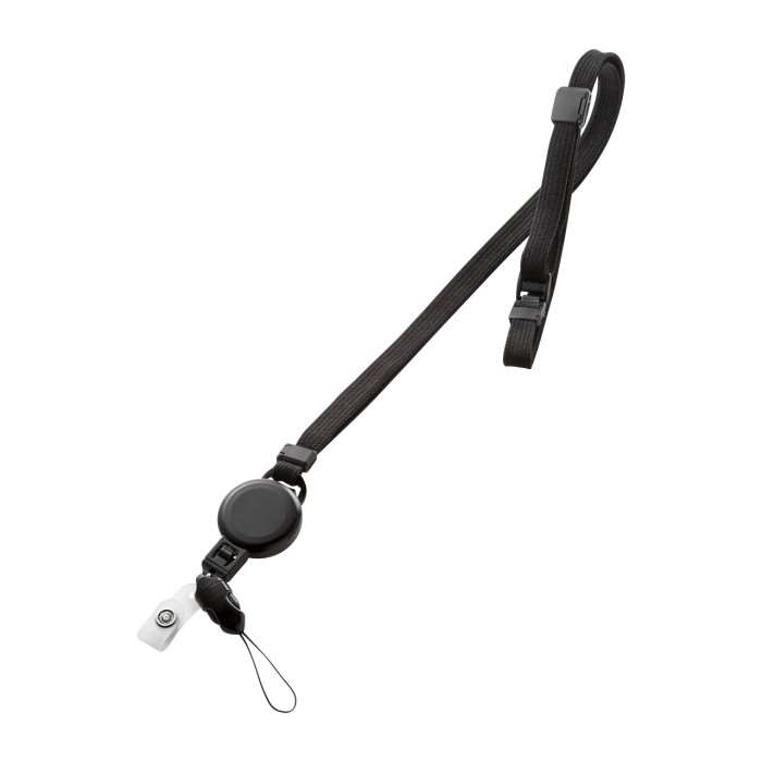 特徴Feature便利機能をフル装備したリール付きネックストラップです。ストラップはシンプルで使いやすい袋ひもタイプです。非接触型IDカードの使用に便利な、伸縮自在のリールコード付きです。リールは、動きに対応する360度回転式です。また、携帯電話やデジカメなどの重さでリールコードが勝手に伸びないロック機能が付いています。リール裏にはクリップが付属しており、衣服などの好きな場所に固定することができます。ストラップは長さ調節機能付きです。また、ストラップに負荷がかかると安全装置部分が外れるようになっており、事故を防ぎます。脱着式パーツで、携帯やデジカメの取り付けが簡単です。仕様Spec商品名リール付ストラップ（ストラップのみ）材質ストラップ部（ひも）/ポリエステルリール・クリップ/ポリカーボネート・ポリアセタールベルト/ポリエチレン安全パーツ・長さ調整部品/ポリプロピレン全長約51.5～62.5cm（ストラップ部分のみ/約36～45cm）ひも幅約1cm 耐荷重約1kgメーカーサンワサプライブランドサンワサプライ型番DG-STR3JANコード4969887351383カテゴリストラップ発売(予定)日発売中※記載された製品の価格、仕様、サービス内容及び企業情報などは発表日現在のものです。※最新の情報に関しましては、メーカーサイトをご覧ください。