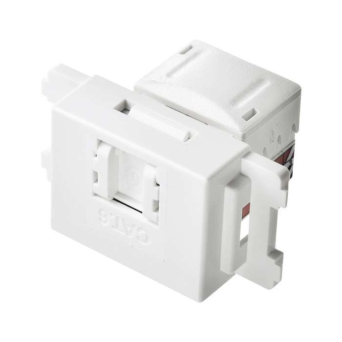 乐天商城 - 【代引不可】サンワサプライ CAT6JIS対応　RJ-45モジュール LA-FP-MJ6