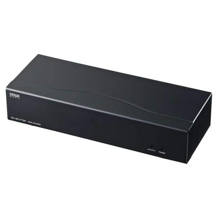 【沖縄・離島配送不可】【代引不可】サンワサプライ フルHD対応DVIディスプレイ分配器(2分配） VGA-DVSP2