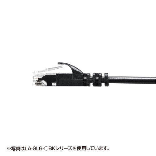 代引不可 サンワサプライ SANWA SUPPLY カテゴリ6極細 LANケーブル (1m・ホワイト) 製品型番：LA-SL6 dresma-11334734 スマホカバー専門店 ドレスマ サンプル画像3
