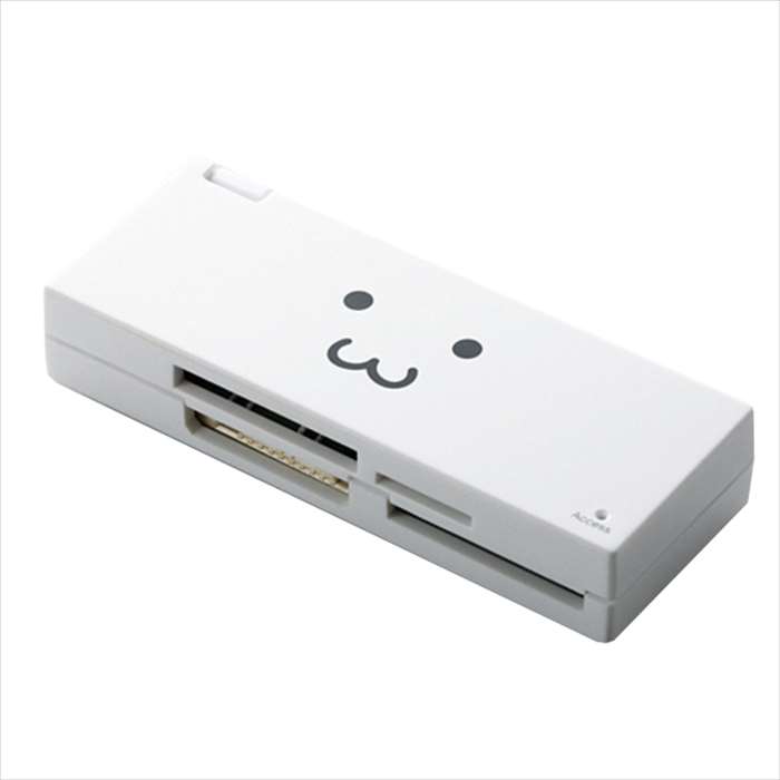 【代引不可】【エレコム】【ELECOM】ケーブル収納46+2メディア対応カードリーダ MR-C23WHF1