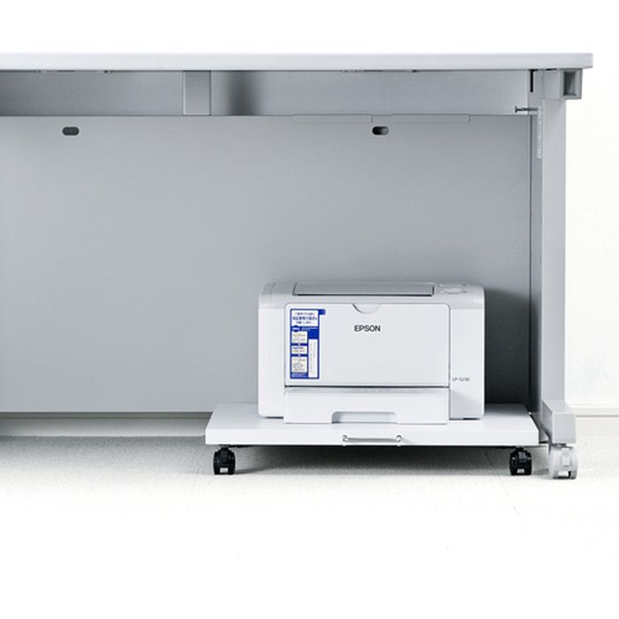 【代引不可】レーザープリンタをデスクの下などへ設置可能 プリンタスタンド(W500×D545×H78mm) サンワサプライ LPS-T100N [2]