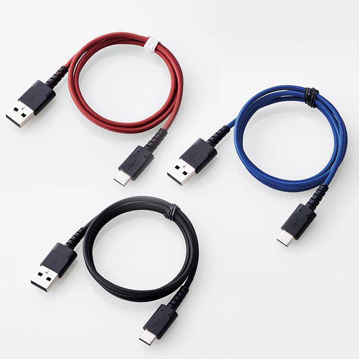 ケーブル USB Type-C 充電ケーブル 通信ケーブル 0.7m 70cm 高耐久 3A対応 超急速充電 断線に強い高耐久ケーブル Certified Hi-Speed USB(USB2.0) 正規認証品 エレコム MPA-ACS07N