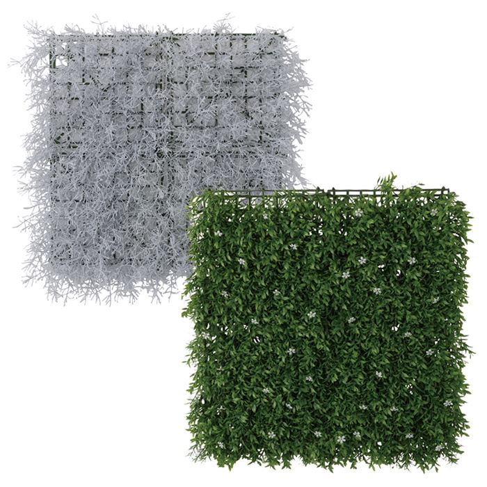 【北海道・沖縄・離島配送不可】【代引不可】フェイクグリーン パネルフェイクグリーン スクエア 50x50cm 装飾 デコレーション 造花 フェイク グリーン 芝 草 ガーデニング おしゃれ 東谷 LFS-904