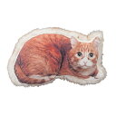 【北海道・沖縄・離島配送不可】【代引不可】クッション 50x43cm デザインクッション 猫 どうぶつ アニマル デザイン インテリア おしゃれ 東谷 TTC-401C