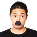 宴会の達人 コメディアンのひげ 黒 付け髭 ひげ ヒゲ 髭 宴会 パーティー イベント コスプレグッズ パーティーグッズ クリアストーン 45603208916...