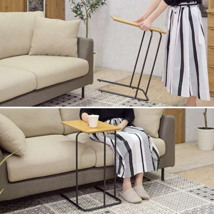 【北海道・沖縄・離島配送不可】【代引不可】サイドテーブル テーブル スチール ミニテーブル ベッドサイド 台 シンプル おしゃれ インテリア 東谷 END-222 [2]