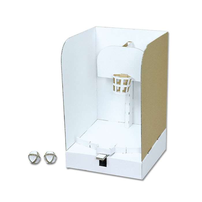 ダンボールバスケクラフトキット 手作りキット 工作 図工 おもちゃ 玩具 学習 アーテック 55902