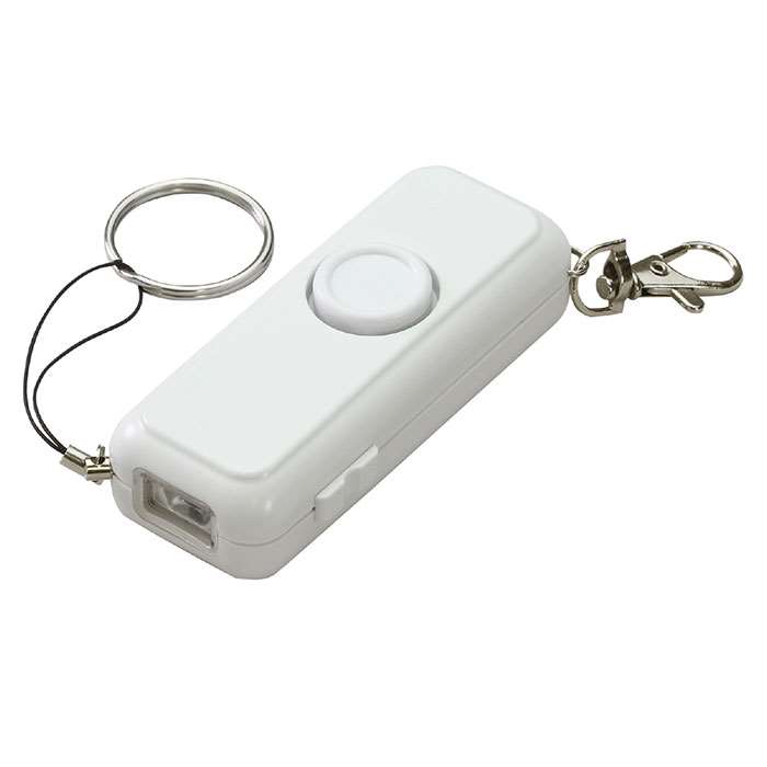 防犯ブザーライト 防犯アラーム LEDライト付き 防水 IPX4適合 コンパクト 持ち歩き ネックストラップ付 大音量 防犯アラーム 防犯グッズ 防犯 登下校 通学 登校 下校 夜道 アーテック 4059
