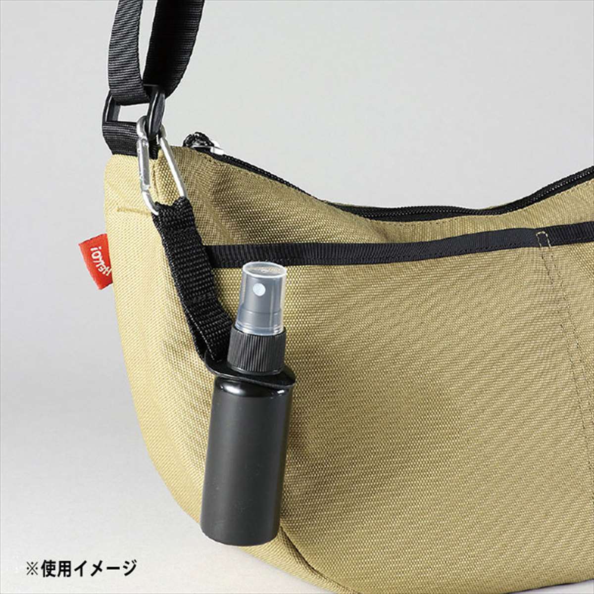 カラビナ付きスプレーボトル 50ml スプレーボトル容器 カラビナ 持ち歩き 携帯用 ...