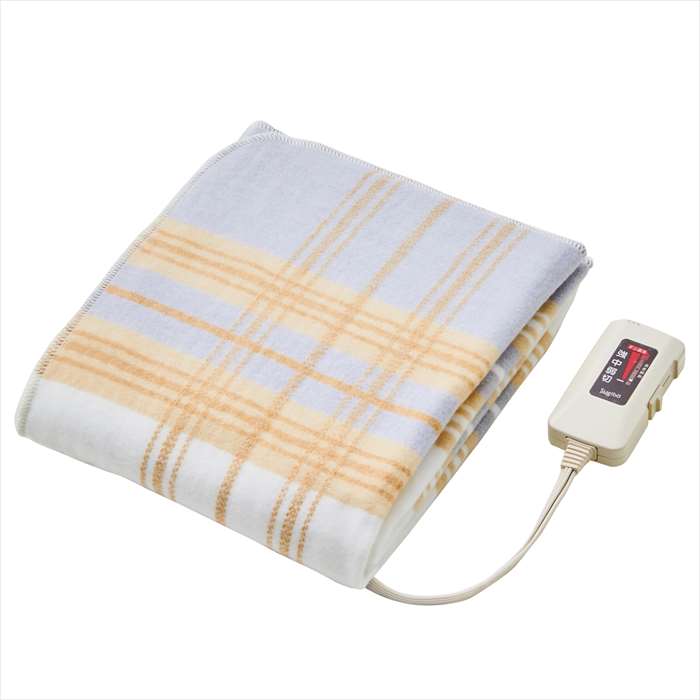【即日出荷】電子コントロール毛布 敷毛布タイプ 140×80cm 電気毛布 電気敷毛布 抗菌防臭 洗える毛布 日本製 室温センサー sugibo SB22S24