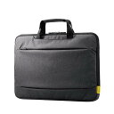 【代引不可】PCケース 15.6インチ ノートPC・ケーブル・書類等収納 ハンドル付 ブラック MacBook Air / Pro ~16インチ Surface Pro / Laptop ~15インチ その他各種対応 エレコム BM-IBCH15NBK(2)