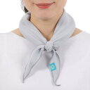 【即日出荷】BUGOFF COOLTIE クールタイ アイスグレー フリーサイズ 虫除け 冷感 UVカット 全長88×幅12cm SOPIC BO231 B