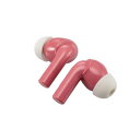 【代引不可】ワイヤレスイヤホン Bluetooth ノイズキャンセリング 耳せん機能 低遅延 外音モード Type-C 充電 スマホ タブレット パソコン 各種対応 ピンク エレコム LBT-TWS15PN(2)