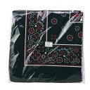 バンダナ 黒 10枚組 ブラック 55x55cm バンダナ 10枚セット 運動会 イベント ハンカチ アーテック 18176