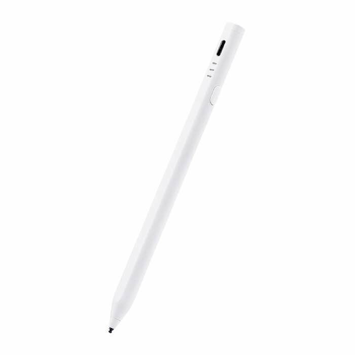 SEARCH WORD：タッチペン スタイラスペン ペン mini Air Pro すたいらすぺん ペンシル スマホペン タブレットペン iPad iPhone スマートフォン スマホ 充電式 磁気吸着 ペン先1.5mm 極細 D型 商品概...