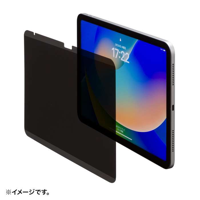 【代引不可】iPad 第10世代 10.9インチ用 マグネット式 プライバシーフィルム のぞき見防止 iPad サンワサプライ LCD-IPAD109PF