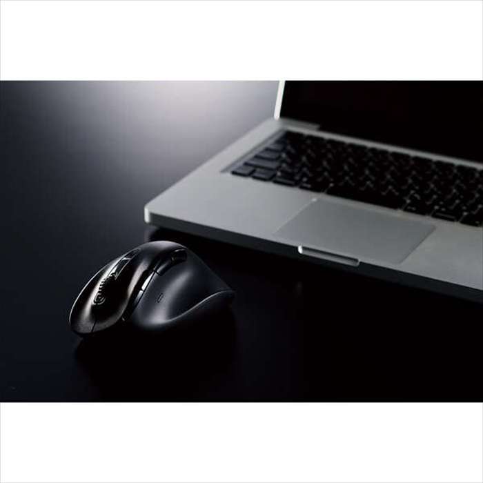 【代引不可】Bluetooth マウス ( 無線 接続可 ) 静音 ワイヤレス 8ボタン チルトホイール付 右手専用 究極の握り心地 抗菌 XLサイズ 充電式 3台 EX-G PRO ブラック エレコム M-XGXL50MBSKBK