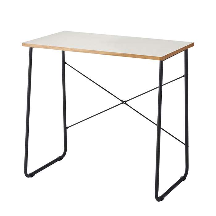 【北海道・沖縄・離島配送不可】【代引不可】デスク W80xD48xH75cm ホワイト ワークデスク 作業台 つくえ 机 テーブル シンプル コンパクト 東谷 END-401WH