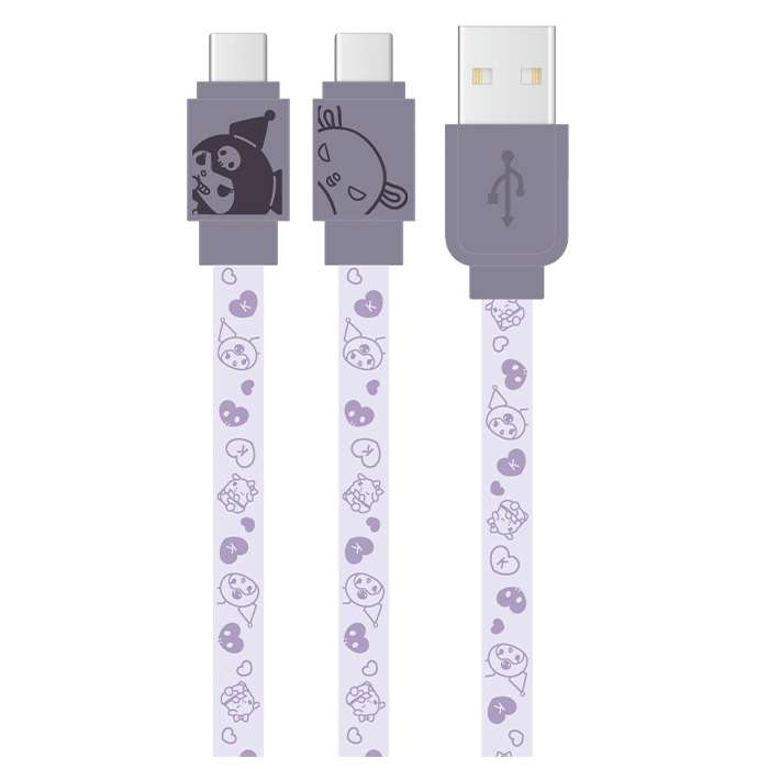 サンリオキャラクターズ USB Type-C対応 同期&充電ケーブル クロミ SANRIO キャラクター グルマンディーズ SANG-304KU