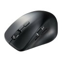 【代引不可】静音Bluetoothマウス サイドホイール付き 5ボタン ブラック ワイヤレスマウス 静音マウス サンワサプライ MA-BBS523BK(2)