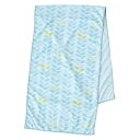 COO. クールタオル サックスリーフ 30x100cm ひんやり クール 夏 熱中症対策 暑さ対策 COO A615SL