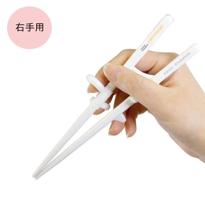 【即日出荷】子ども用はし エジソンのお箸2 (入学～成人女性 対象) 右手用 リングに指を入れるだけ 富..