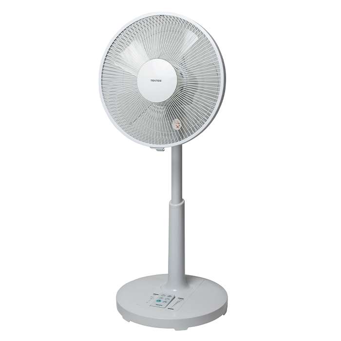 扇風機 30cm DCモーター フルリモコン リビング扇風機 ホワイト 5枚羽根 DCモータ...