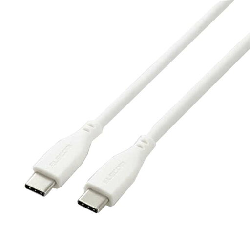 【代引不可】USBケーブル 1m ホワイト なめらかUSB Type-Cケーブル USB PD対応 USB Type-C 超高速 充電 データ転送 スマホ タブレット エレコム MPA-CCSS10WH 【代引不可】USBケーブル 1m ホワイト なめらかUSB Type-Cケーブル USB PD対応 USB Type-C 超高速 充電 データ転送 スマホ タブレット エレコム MPA-CCSS10WH