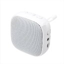 Bluetooth(R)5.3 ポータブル ワイヤレススピーカー (ポケットサイズ) ホワイト PGA PG-PWSP02WH