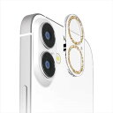 iPhone 16 iPhone 16Plus 2眼カメラ用 カメラフルプロテクター ラメピンクゴールド カメラレンズ保護 PGA PG-24ACLG08PK(2)
